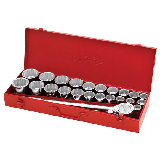Trades Pro 3/4" Dr 27pc Combination Socket Set Socket Sets Henry & Co. Ltd