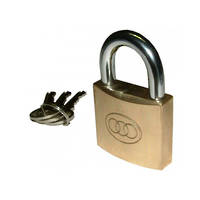 Tri-Circle Brass Padlock 38mm