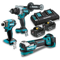 Makita DLX3191PG 3pc Kit DHP486,DTD173,DTM52