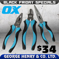 OX Pro 3pc Plier Set